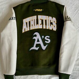 A's Athletics (Oakland/Sacramento/Las Vegas) MLB Varsity Jacket by Pro Standard